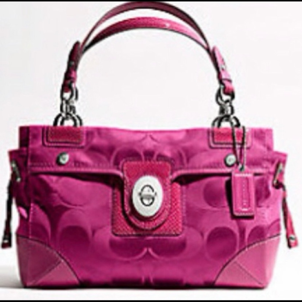 💕 Coach Peyton 14507 Magenta Rare 💕